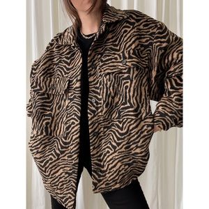 CAMERON JACKET — In Camel/Black